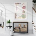 Plakat bez ramy 21x30 - Pastelowe Wnętrza Emocji - abstrakcyjny palakt, akwarelowe plamy