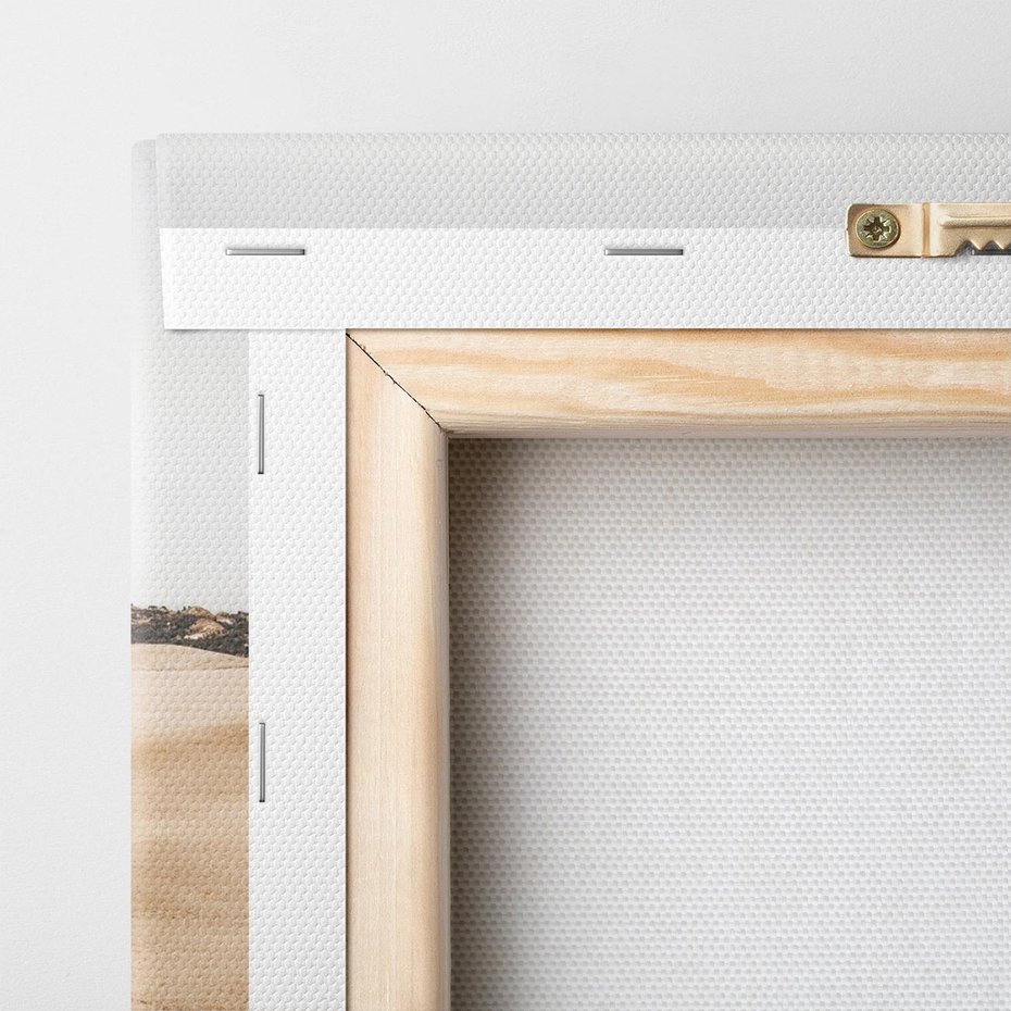 Obraz na płótnie 100x50 - Refleksyjny taniec myśli - pustynny krajobraz, odcienie sepii