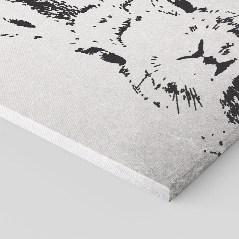 Obraz na płótnie 80x120 - Szkicowany królik w grafice - szkic, królik