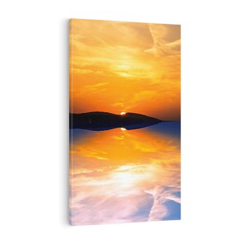 Obraz na płótnie 50x70 - Zachód słońca nad oceanem - zachód słońca,