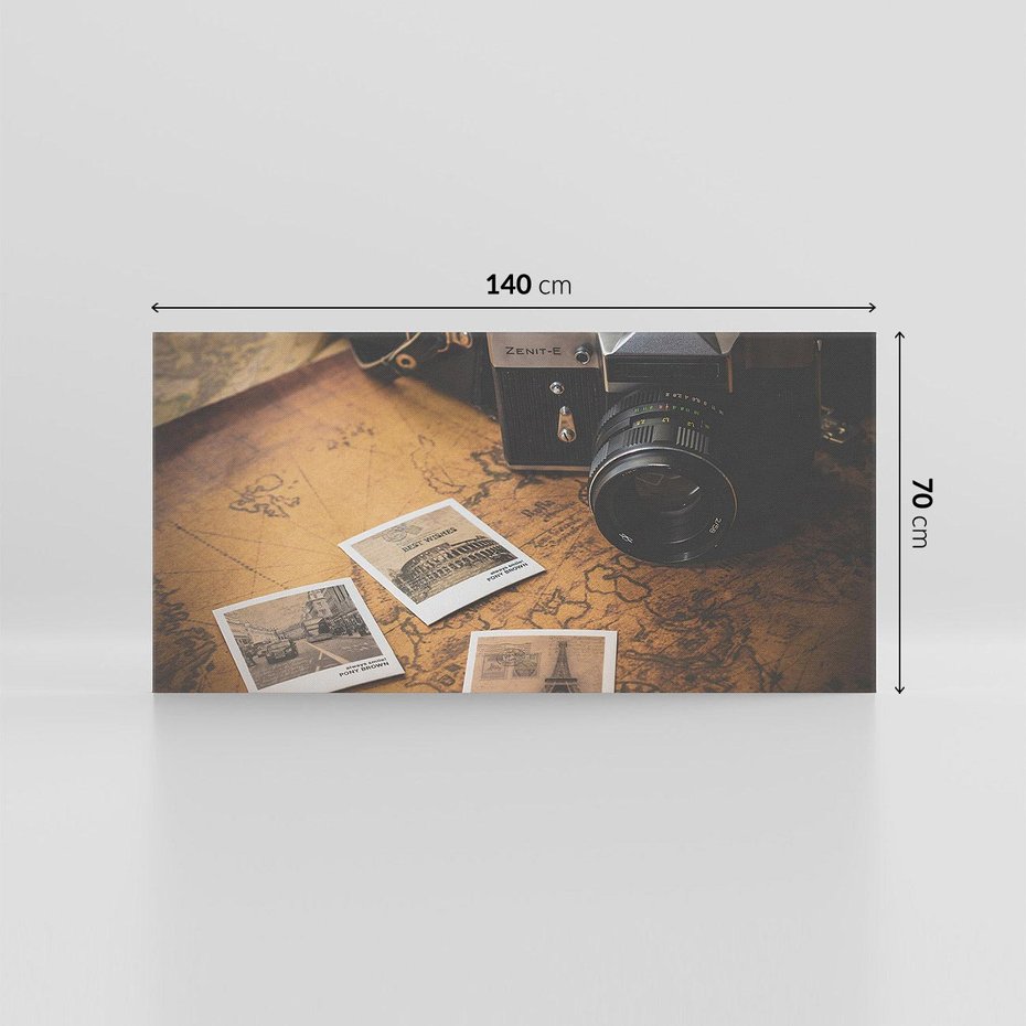 Obraz na płótnie 140x70 - Retro Aparat Zdjęciowy - retro, aparat