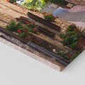 Obraz na płótnie 30x30 - Miłość na Romantycznej Uliczce - romantyczna, uliczka