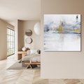 Obraz na płótnie 60x60 - Kontrastujące Chaosy - abstrakcja, kontrast