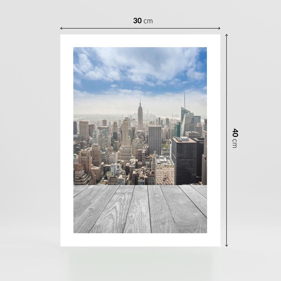 Plakat bez ramy 30x40 - Nowojorska energia miejsca - Nowy Jork, miasto