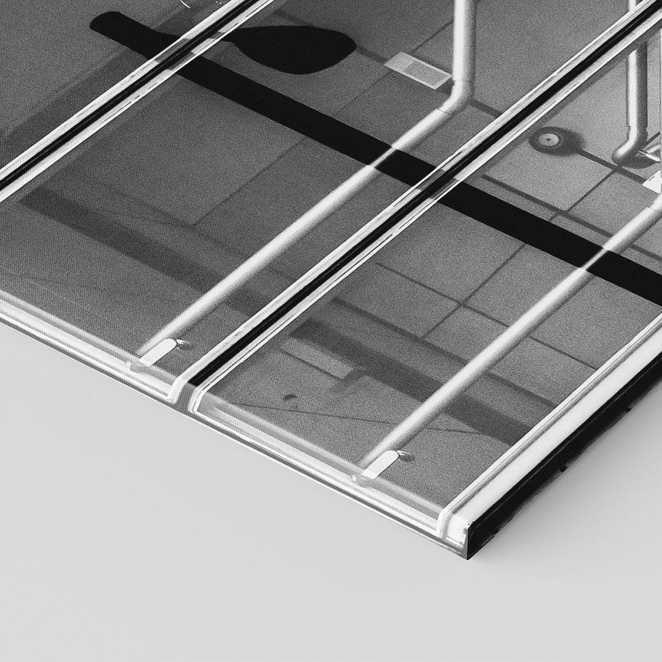 Obraz na płótnie 90x30 - Schody do architektonicznej przestrzeni - schody, architektura