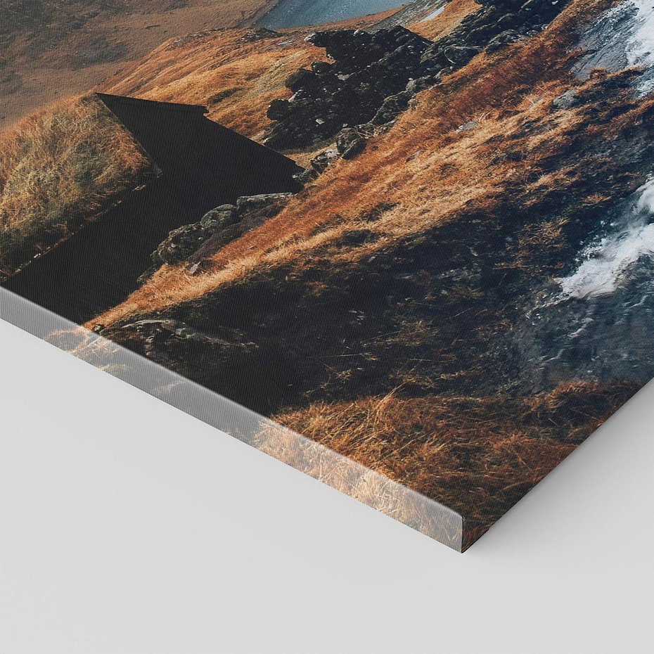 Obraz na płótnie 40x40 - Spokój Natury - skandynawski, pejzaż