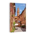 Obraz na płótnie 70x100 - Urok włoskich uliczek - włoskie, uliczki