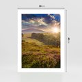 Plakat bez ramy 30x40 - Pejzaż na łące - pejzaż, łąka