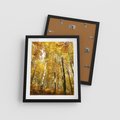 Plakat w ramie 40x50 - Jesienny Las - Kolorowa Paleta Natury - jesień, drzewa - rama czarna