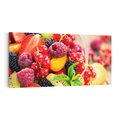 Obraz na płótnie 120x60 - Smakowite Porywy - owoce, jedzenie