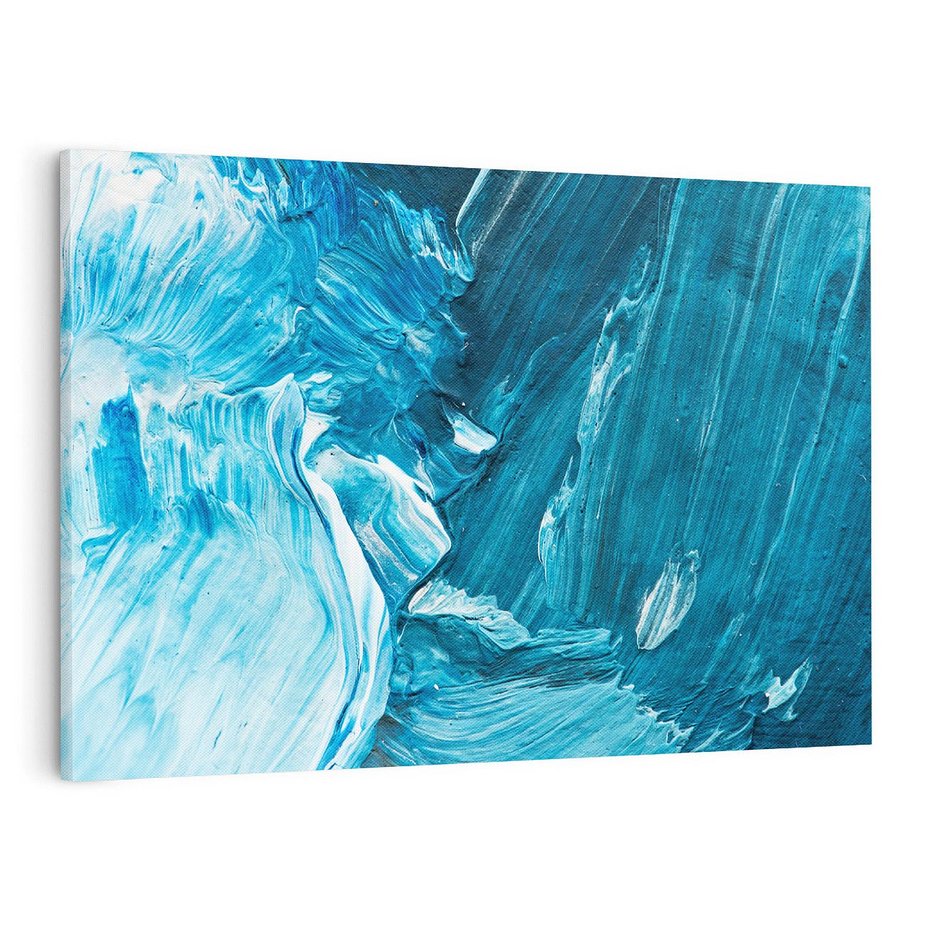 Obraz na płótnie 100x70 - Wyrazista abstrakcja w akwareli - abstrakcja, akwarela