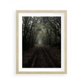 Plakat w ramie 40x50 - Urok Drogi - las, droga - rama drewno
