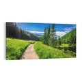 Obraz na płótnie 100x50 - Harmonia natury - góry, łąka