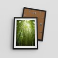 Plakat w ramie 30x40 - Siła Natury - drzewa, las - rama czarna