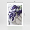 Plakat bez ramy 50x70 - relaks z aromatem - lawenda, spa