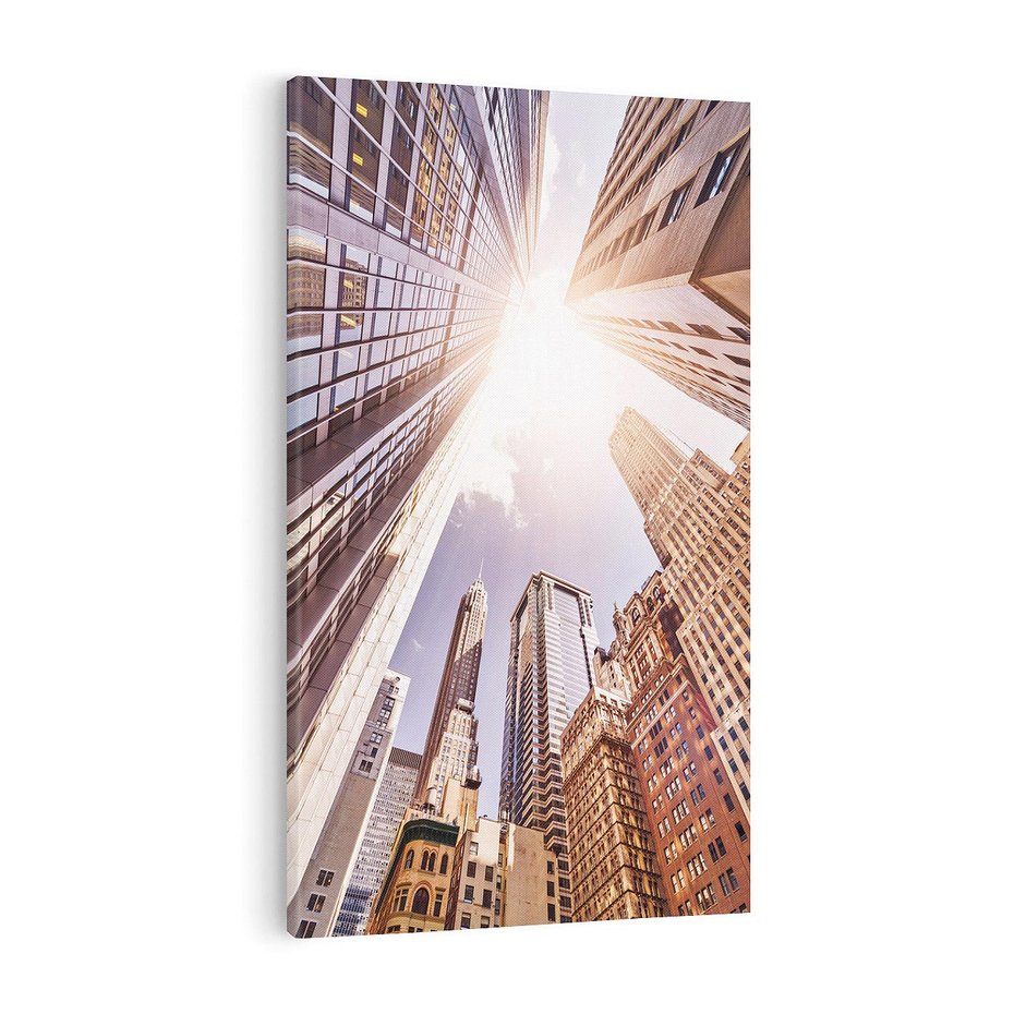 Obraz na płótnie 70x100 - Oczami artysty - miasto, perspektywa