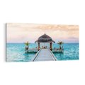 Obraz na płótnie 140x70 - Morski Pomost - morze, pomost