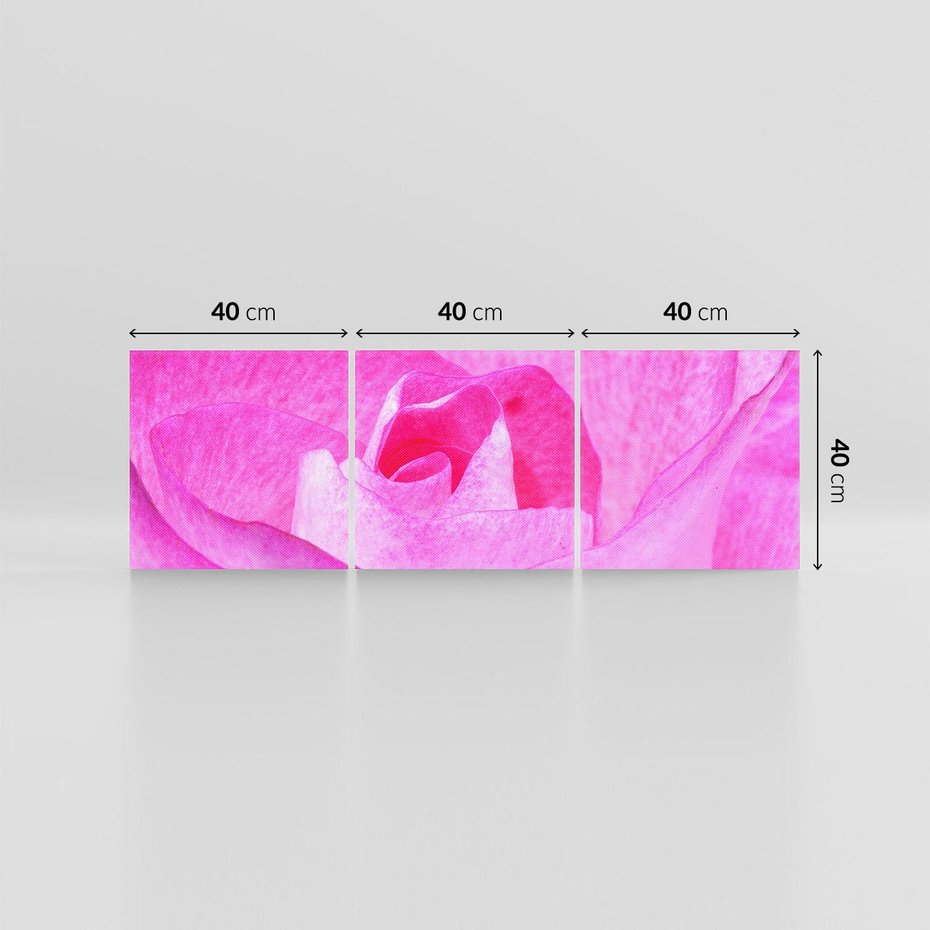 Obraz na płótnie 120x40 - Kwiaty w harmonii z naturą - kwiat, kwiaty