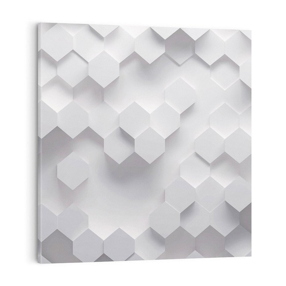 Obraz na płótnie 50x50 - Kreatywna Forma - geometryczny, 3D