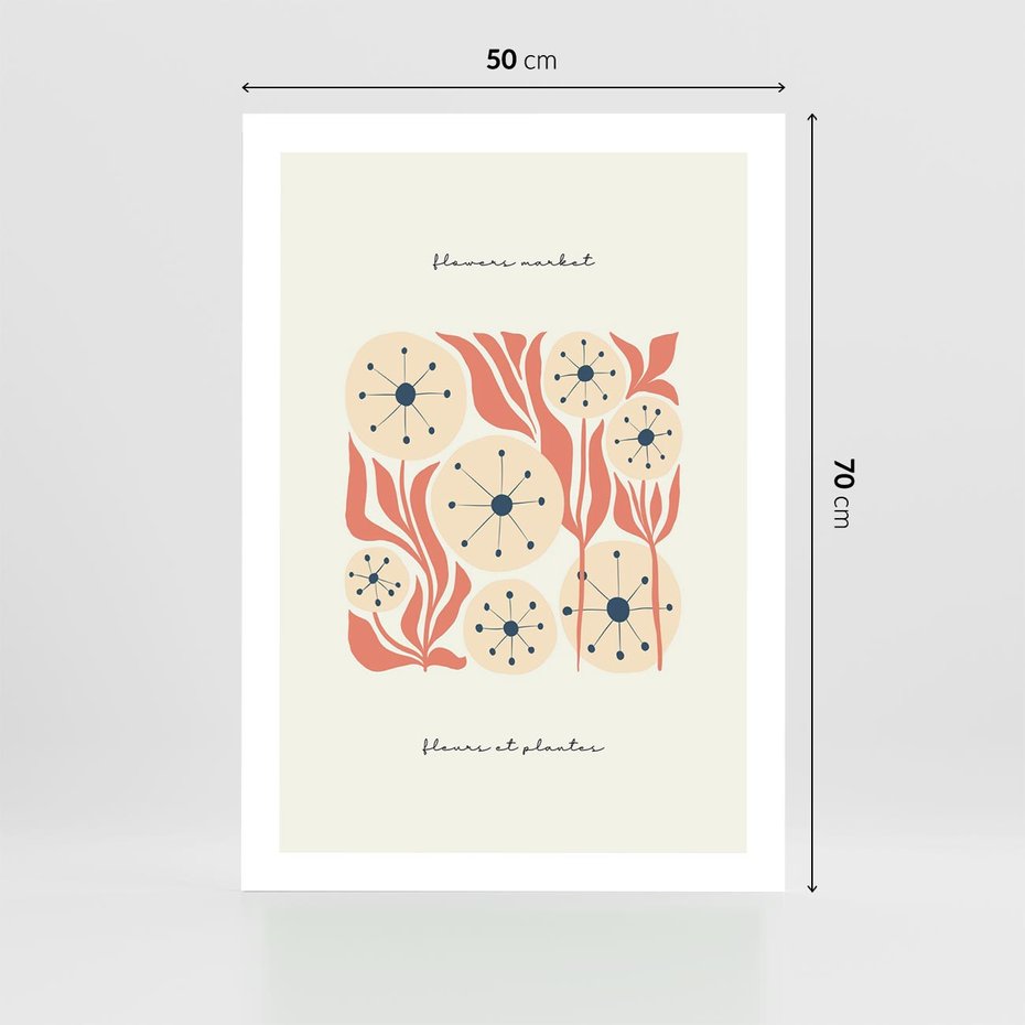 Plakat bez ramy 50x70 - Dmuchawce w Abstrakcji - dmuchawce, abstrakcja