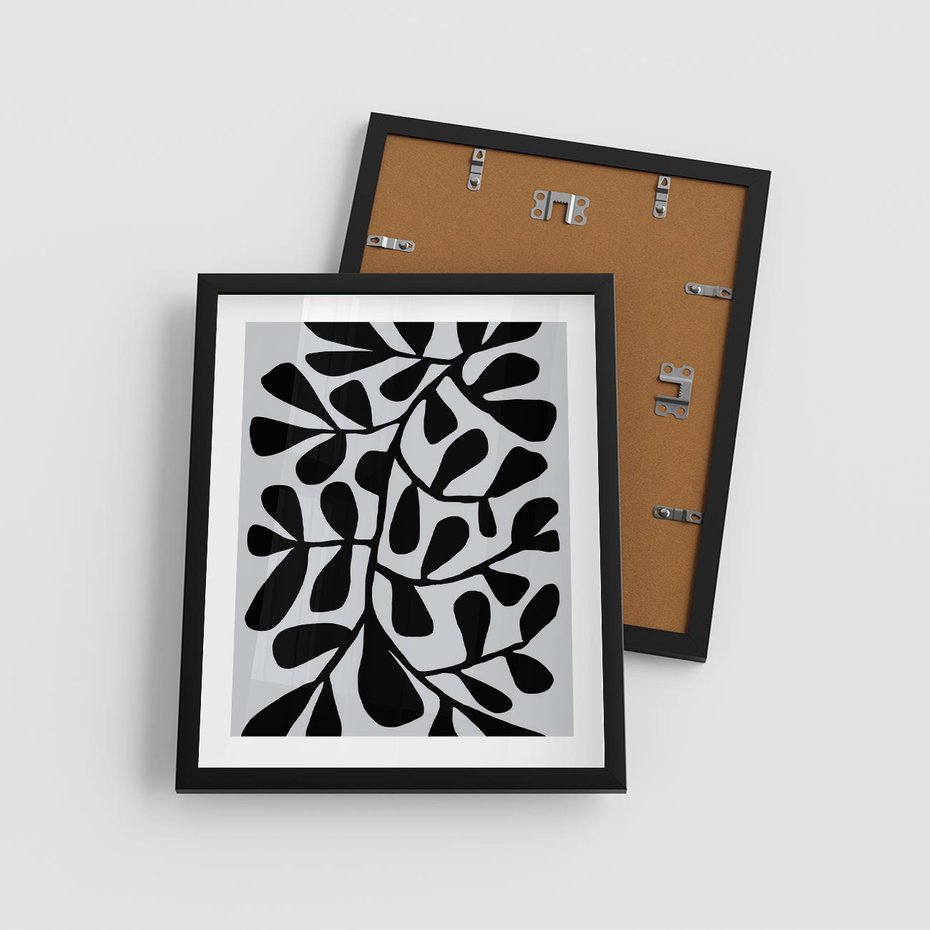 Plakat w ramie 40x50 - Echa Wyobraźni - matisse, sztuka nowoczesna - rama czarna