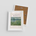Plakat w ramie 30x40 - Claude Monet: Reprodukcja - Claude Monet, reprodukcja plakat - rama biała