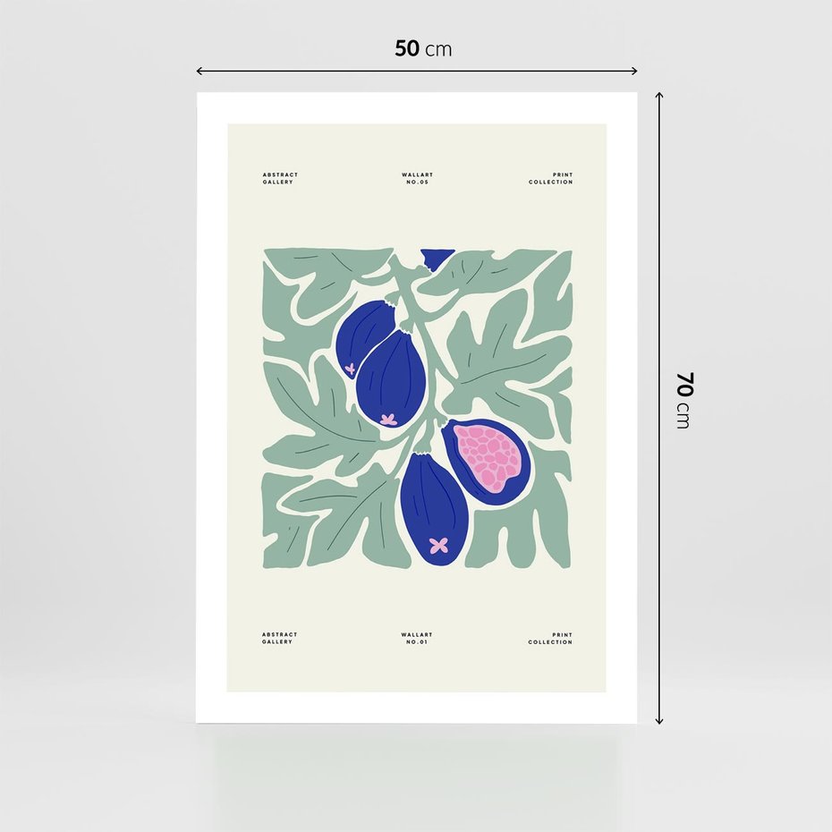 Plakat bez ramy 50x70 - Symfonia Przestrzeni - figi, plakat