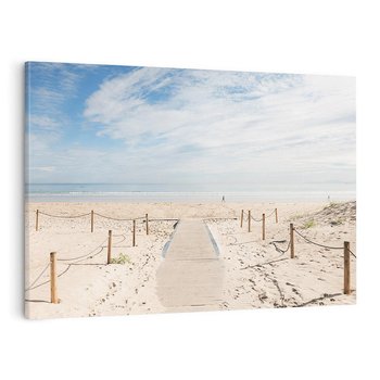 Obraz na płótnie 70x50 - Ścieżka na plaży - plaża, ścieżka