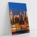 Obraz na płótnie 50x70 - Nocne Tętno Nowego Jorku - Nowy Jork, noc