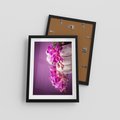 Plakat w ramie 30x40 - Relaksująca orchidea w spa - spa, orchidea - rama czarna