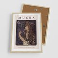 Plakat w ramie 50x70 - Reprodukcja A.Mucha - Mucha, plakat z reprodukcją - rama drewno