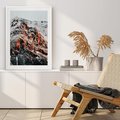Plakat bez ramy 30x40 - Zima na Szczycie - góry, zima