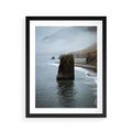 Plakat w ramie 40x50 - Mistyczna Aura - morze, mgła - rama czarna