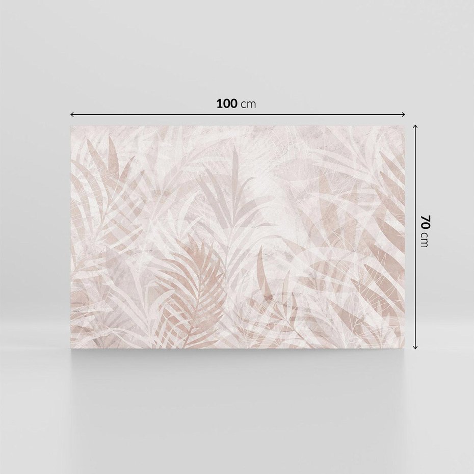 Obraz na płótnie 100x70 - Pejzaż zaklętych uczuć - monochromatyczne, w odcieniach beżu