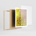 Plakat w ramie 40x50 - Delikatność natury - lawenda, kwiaty - rama drewno