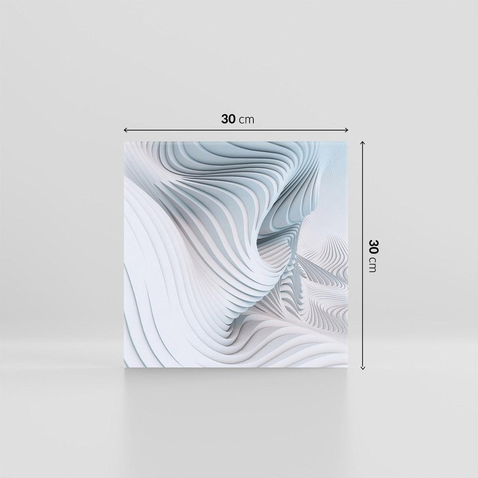 Obraz na płótnie 30x30 - Abstrakcyjne Przestrzenie - geometria, 3D