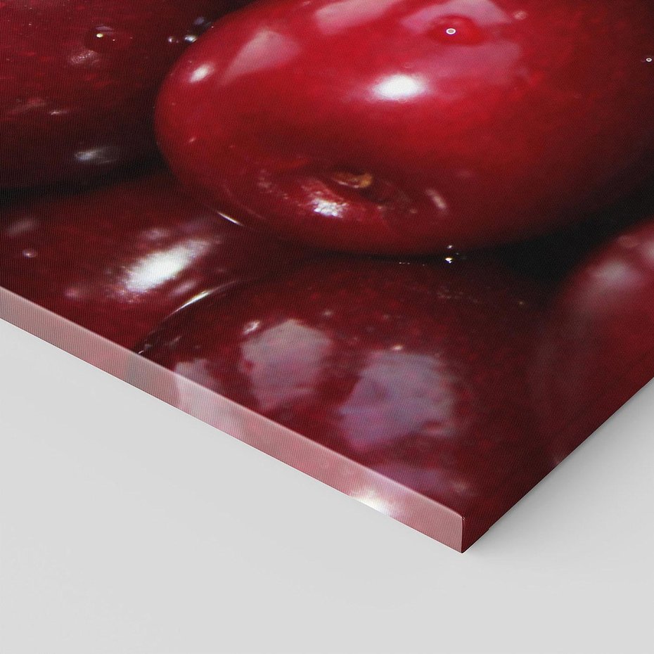 Obraz na płótnie 100x50 - Wiśnie Owocowa Rozkosz - wiśnie, owoce