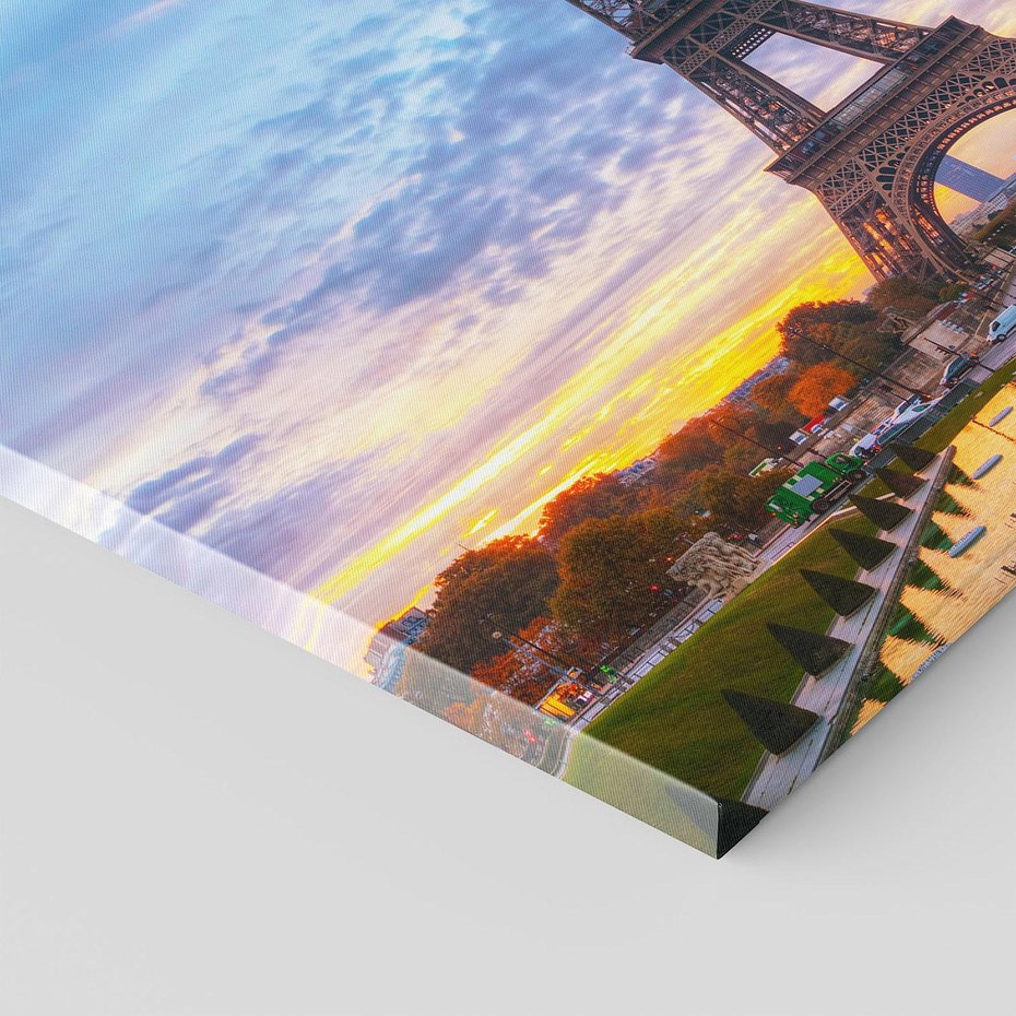 Obraz na płótnie 60x60 - Francja: romantyczny Paryż - Francja, Paryż