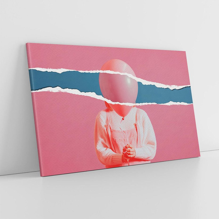 Obraz na płótnie 70x50 - Kolaż Wyobraźni - kolaż zdjęć, styl retro