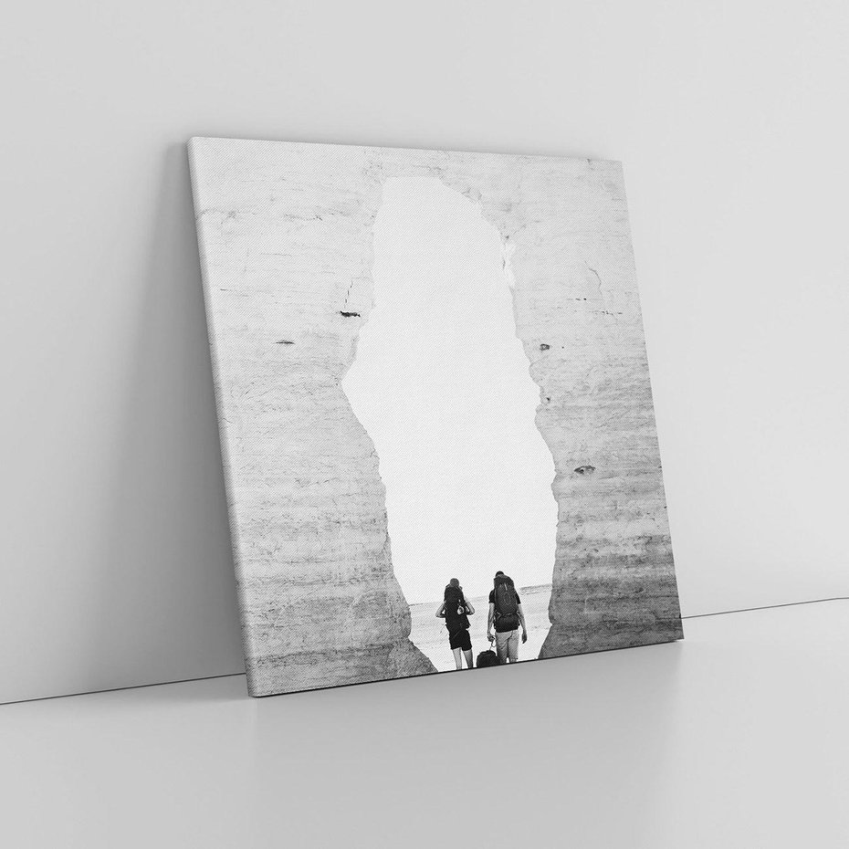 Obraz na płótnie 50x50 - Podróżna Eksploracja - Echa Przygody