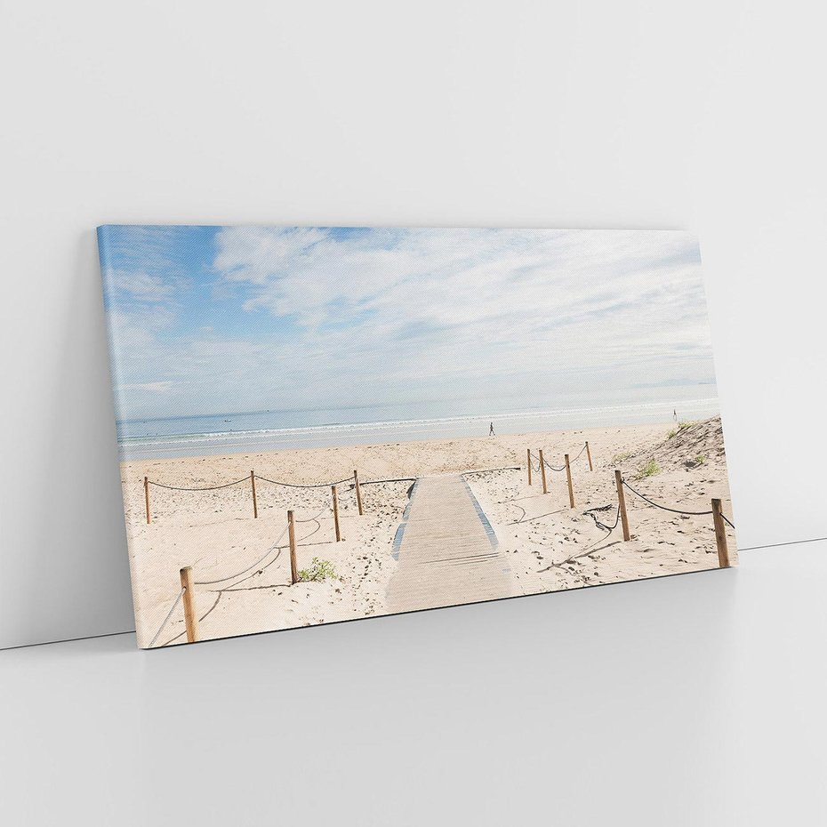 Obraz na płótnie 120x60 - Ścieżka na plaży - plaża, ścieżka