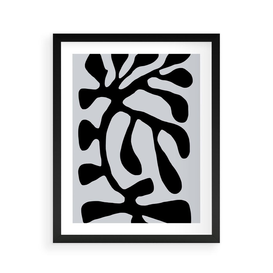 Plakat w ramie 40x50 - Przenikające Refleksje - matisse, sztuka nowoczesna - rama czarna