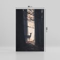 Obraz na płótnie 80x120 - Sarnie Skoki - zdjęcie, klimatyczny las