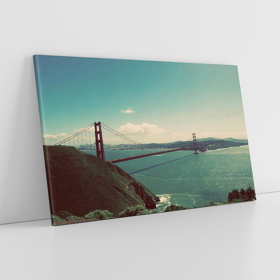 Obraz na płótnie 120x80 - Golden Gate - Most w USA - Golden Gate, USA