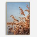 Obraz w ramie 50x70 - Wyraz Stylu - trawy, boho - rama drewno