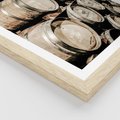 Plakat w ramie 40x50 - Tradycyjne Beczki - beczki, rustykalna fotografia - rama drewno