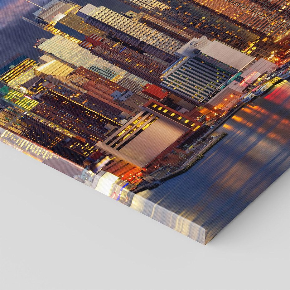 Obraz na płótnie 50x50 - Miasto Nocy - Nowy Jork, miasto