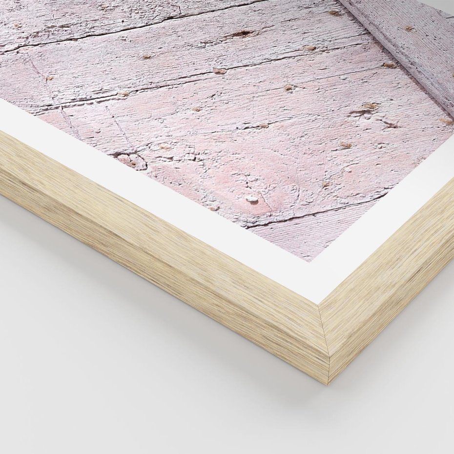 Plakat w ramie 40x50 - Nowoczesna Elegancja - beton, struktura - rama drewno