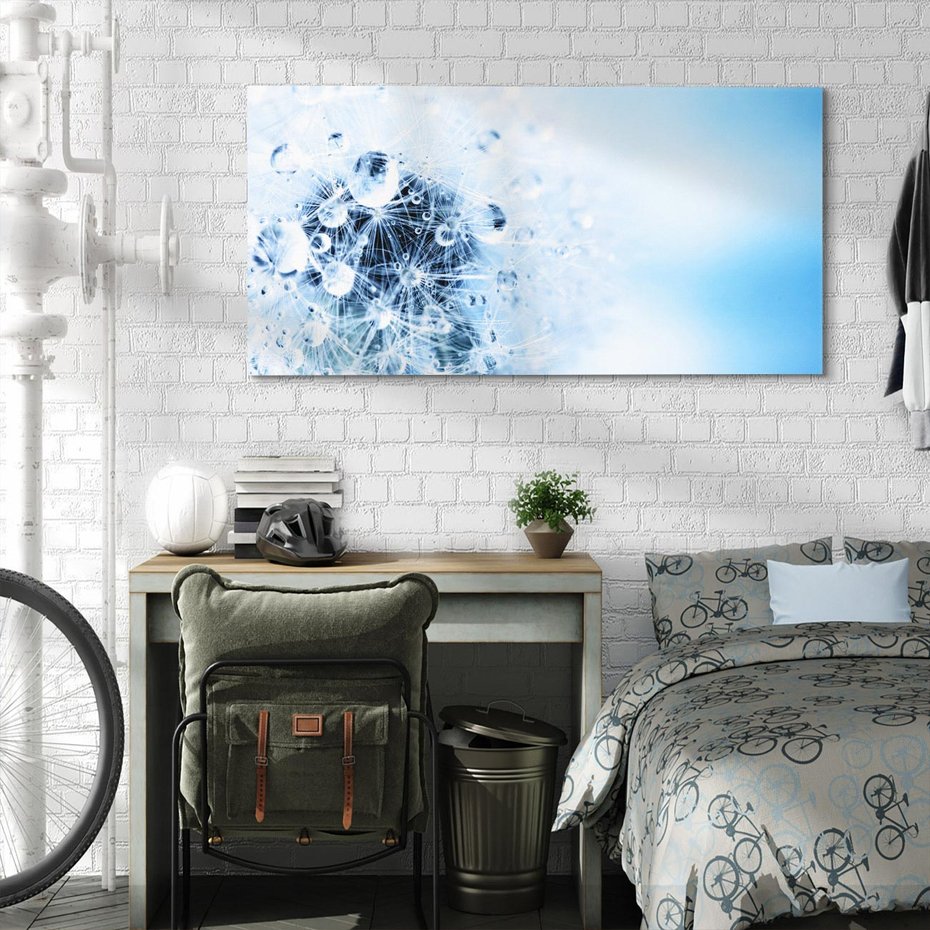 Obraz na płótnie 140x70 - Kwiatowa abstrakcja - abstrakcja, kwiat