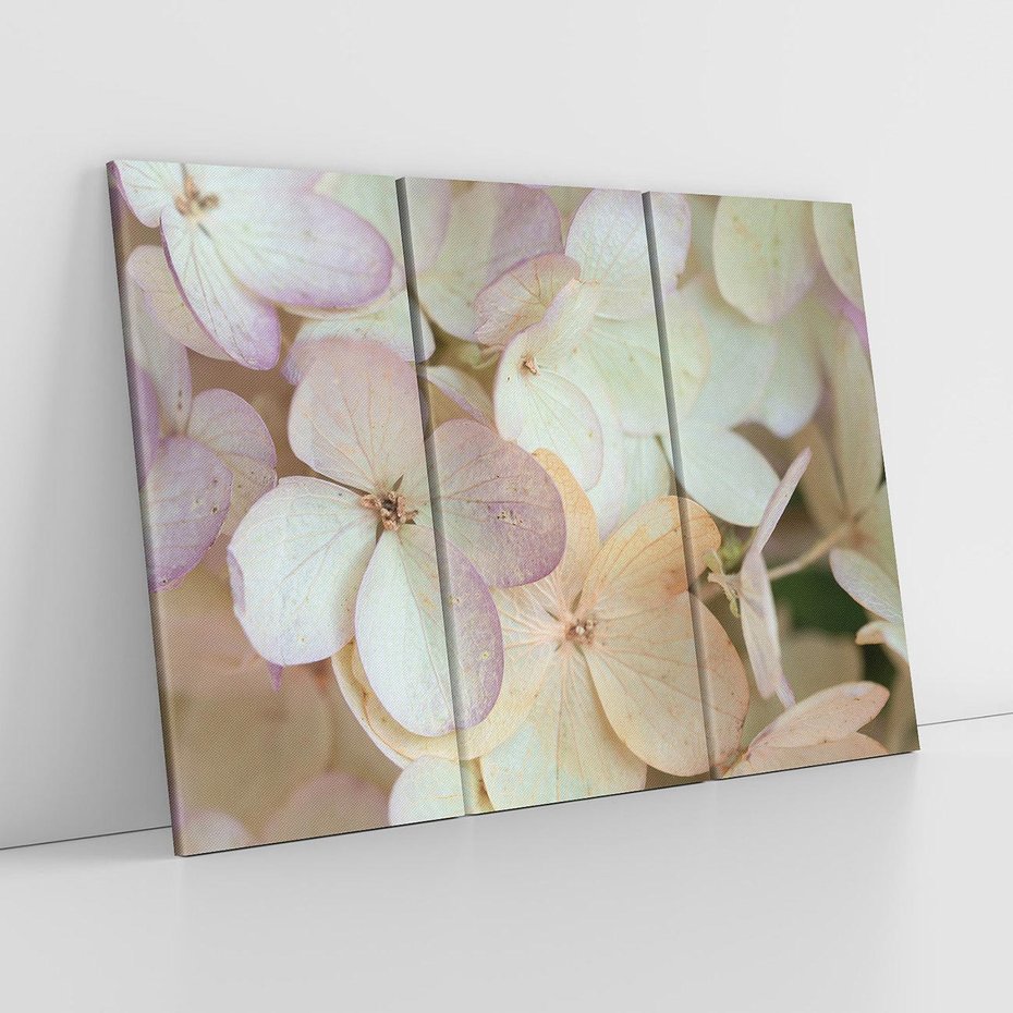 Obraz na płótnie 120x80 - Kwiatowy taniec - kwiaty, hortensje